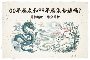 00年属龙和99年属兔合适吗