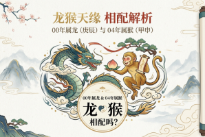 00年属龙和04年属猴相配吗