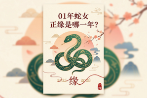 01年的蛇女正缘是哪一年
