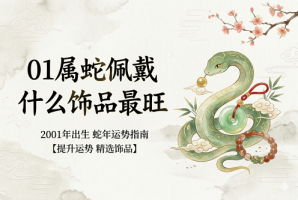 01属蛇佩戴什么饰品最旺