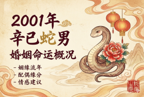 2001年的蛇男婚姻命运状况