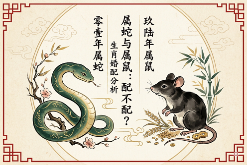 01年属蛇和96年属鼠配不配 01年属蛇和96年属鼠配不配