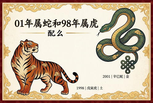 01年属蛇和98年属虎配么 01年属蛇和98年属虎配么