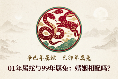 01年属蛇和99年属兔婚姻相配吗 01年属蛇和99年属兔婚姻相配吗