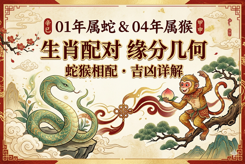 01年属蛇和04年属猴相配吗 01年属蛇和04年属猴相配吗