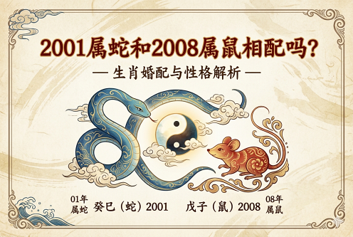 01年属蛇和08年属鼠相配吗 01年属蛇和08年属鼠相配吗