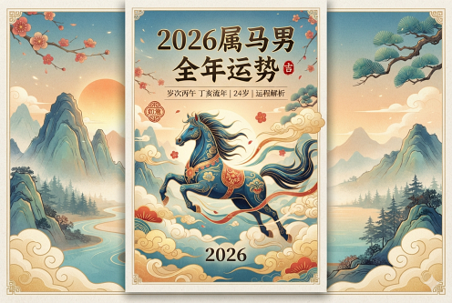 02年属马男在2026年的全年运势 02年属马男在2026年的全年运势