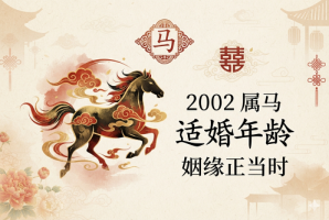 02年属马适合结婚年龄