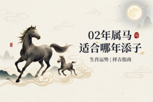 02年属马适合哪年添子