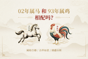 02年属马和93年属鸡相配吗