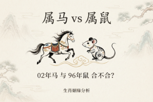 02年属马和96年属鼠的合不合
