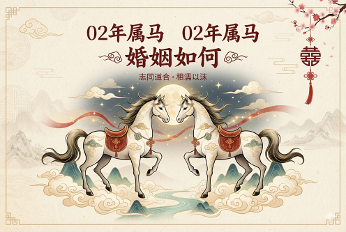 02年属马和02年属马的婚姻如何 02年属马和02年属马的婚姻如何
