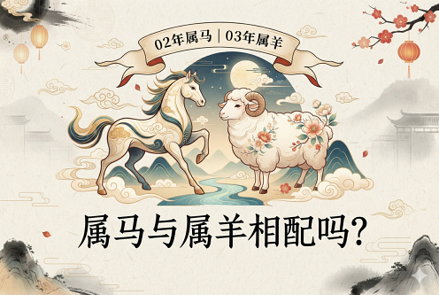 02年属马和03年属羊相配吗