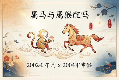 02年属马和04年猴的属相配吗 02年属马和04年猴的属相配吗