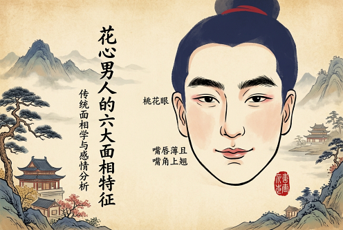 花心男人的六大面相特征 花心男人的六大面相特征