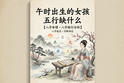 午时出生的女孩五行缺什么