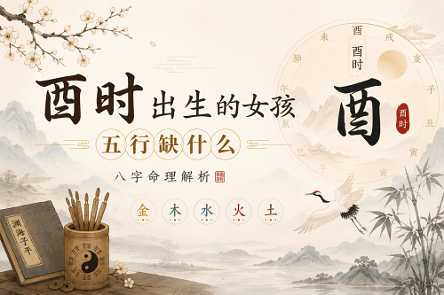 酉时出生的女孩五行缺什么