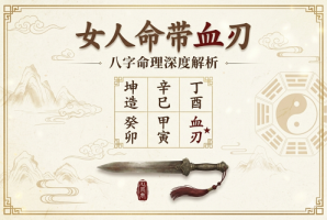 女人命带血刃是什么意思