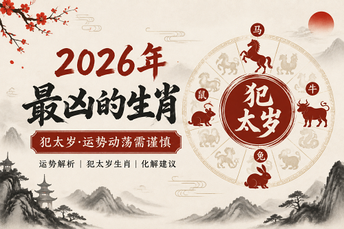2026年最凶的生肖