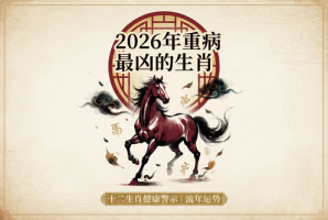 2026年重病最凶的生肖
