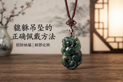 貔貅吊坠的正确佩戴方法