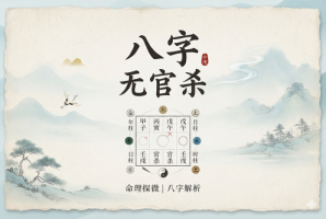 八字无官杀是什么意思 八字无官杀代表了什么