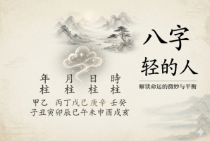 八字轻是什么意思 八字轻的人特征