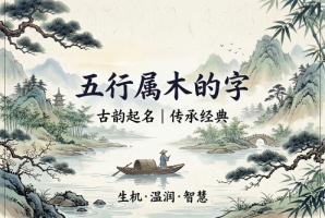 五行属木的字有哪些适合女孩