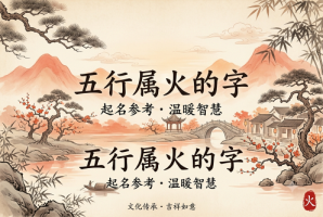 五行属火的字有哪些适合女孩