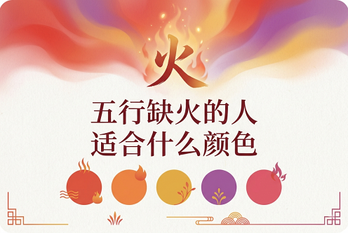 五行缺火的人适合什么颜色