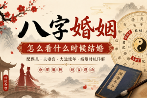 八字婚姻怎么看什么时候结婚