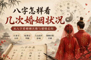 八字怎样看几次婚姻状况