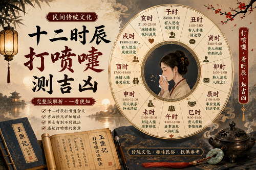 十二时辰打喷嚏测吉凶完整版