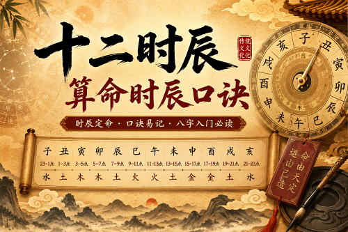 十二时辰算命时辰口诀