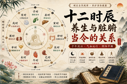 十二时辰养生与脏腑当令的关系