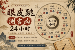 眼皮跳测吉凶24小时