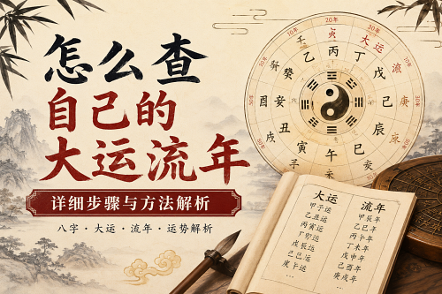 怎么查自己的大运流年