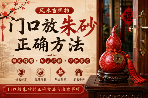门口放朱砂正确方法