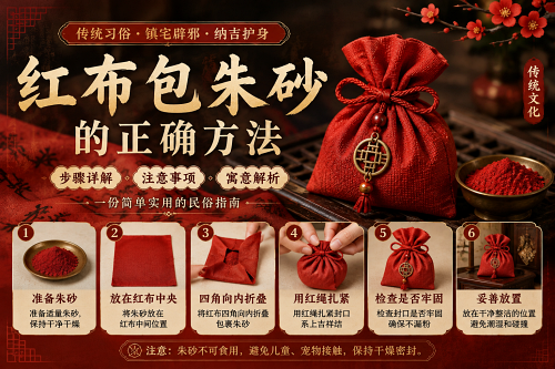 红布包朱砂的正确方法