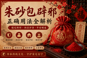 朱砂包辟邪正确用法