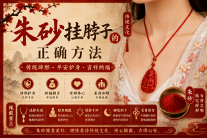 朱砂挂脖子的正确方法