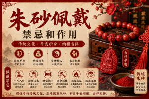 朱砂佩戴禁忌和作用