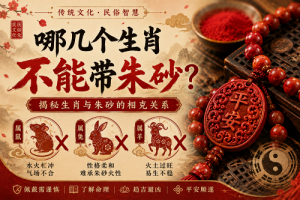 哪几个生肖不能带朱砂