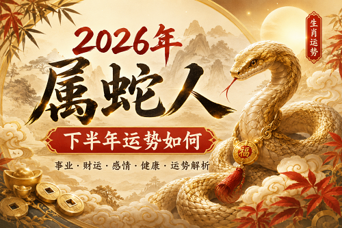 2026年属蛇人下半年运势如何 2026年属蛇人下半年运势如何