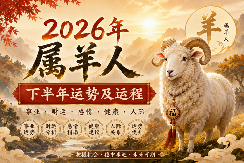 2026年属羊人下半年运势及运程 2026年属羊人下半年运势及运程