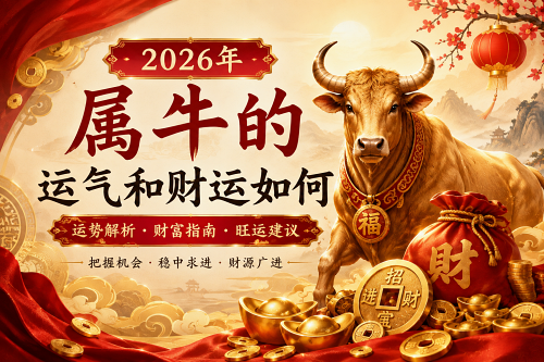 2026年属牛的运气和财运如何 2026年属牛的运气和财运如何