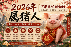 2026年属猪人下半年运势如何