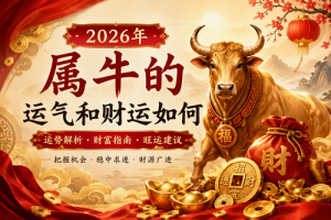 2026年属牛的运气和财运如何