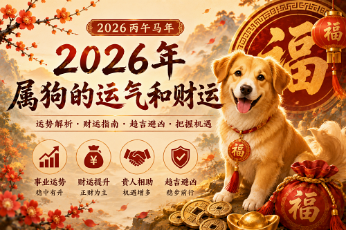 2026年属狗的运气和财运 2026年属狗的运气和财运