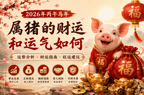2026年属猪的财运和运气如何